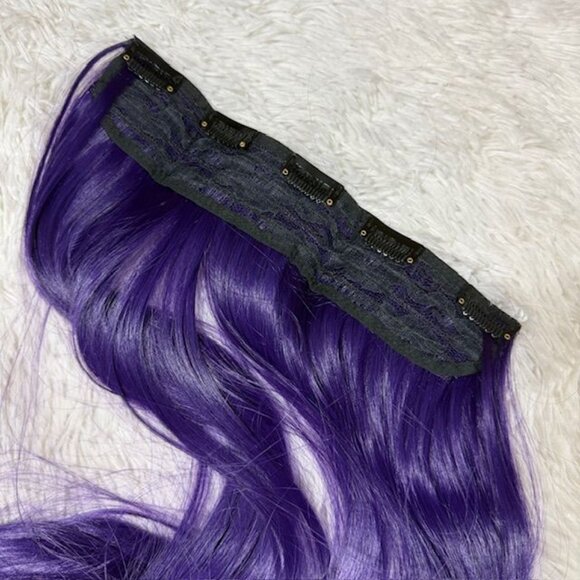 NWOT Royal Purple Premium Silky Straight 25" Comfort Comb-In Synthetic Extension - Picture 5 of 11